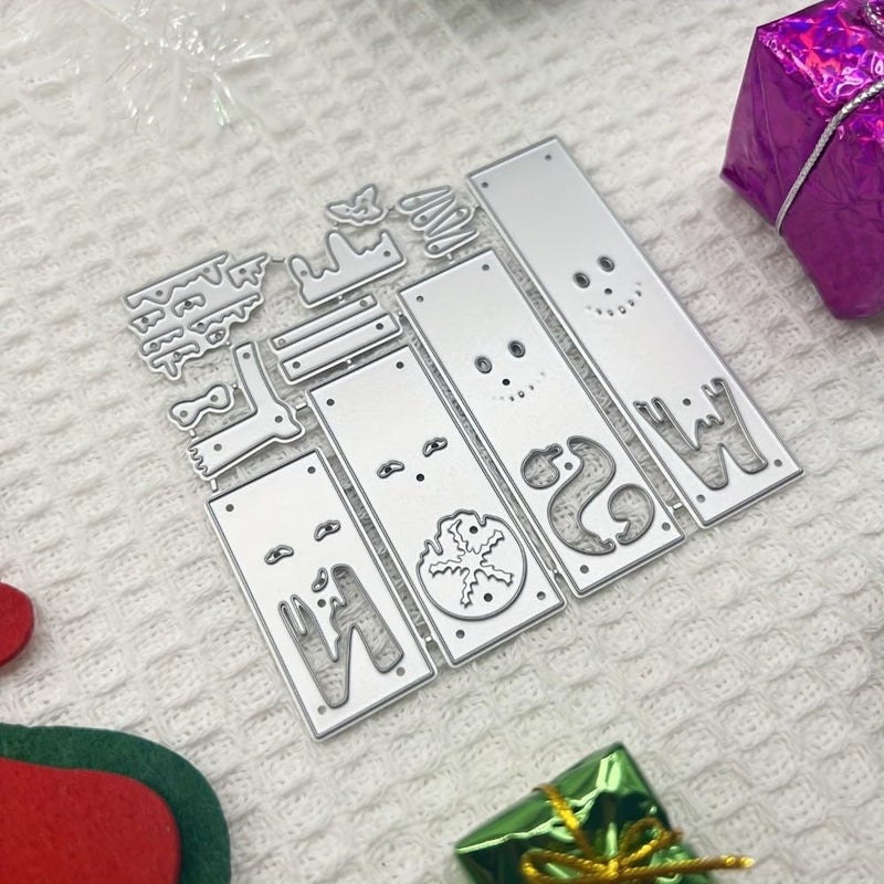 Feemkota Snowman Die Cuts for Card Making Christmas Stamps Cutting Dies for DIY Paper Scrapbooking Crafts Embossing Decorations - Image 5
